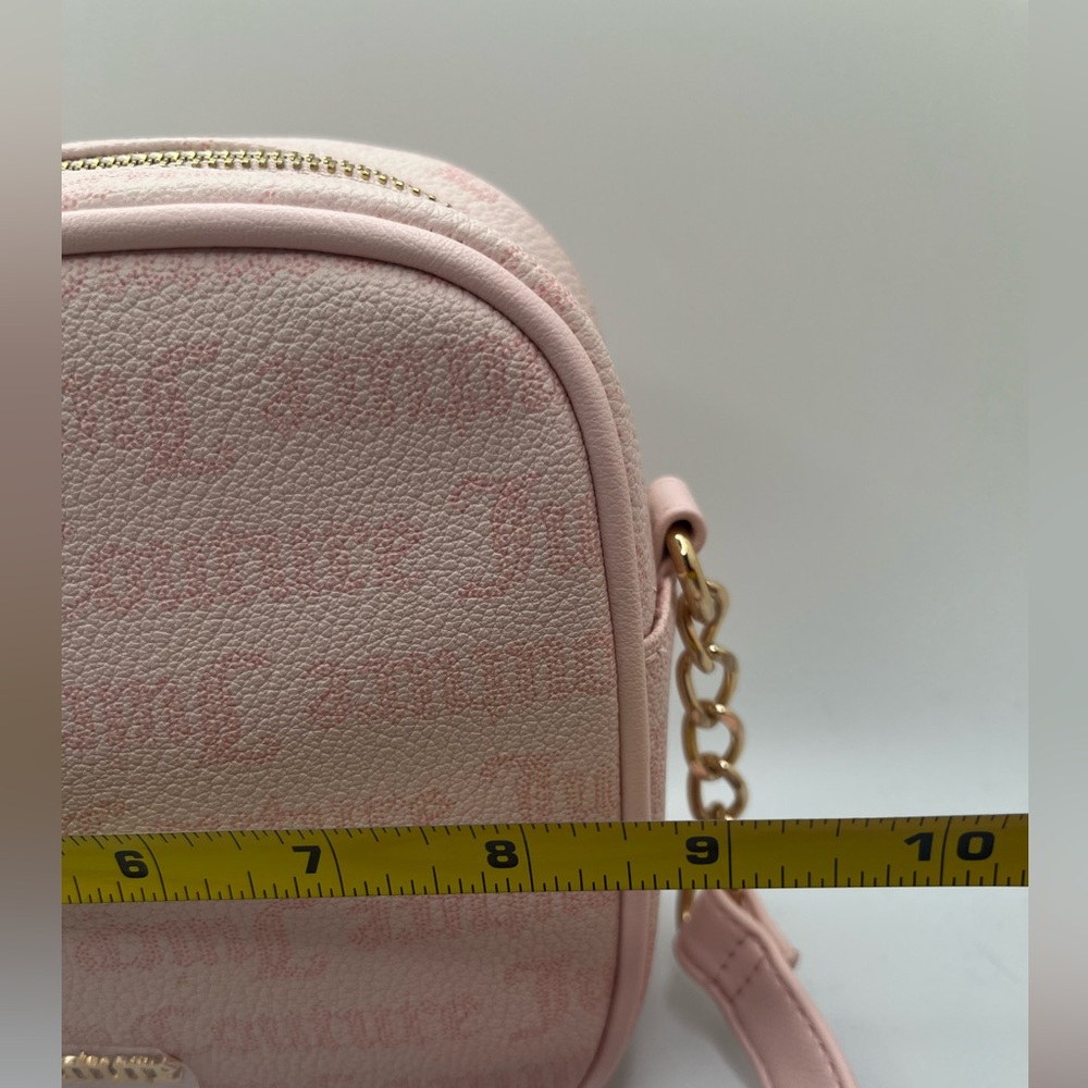 NWT Juicy Couture Gothic Dots Powder Blush Bestsellers Camera Crossbody OS - Picture 7 of 11